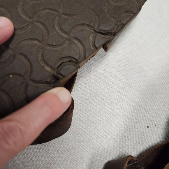 Birkenstock Larisa Womens Sandals Size‎ 41 10 Brown Leather Cork Footbed - Picture 4 of 16